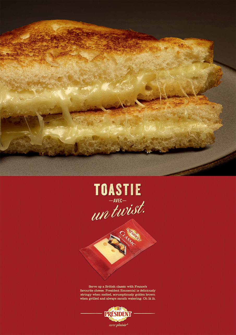 PRESIDENT TOASTIE EMMENTAL